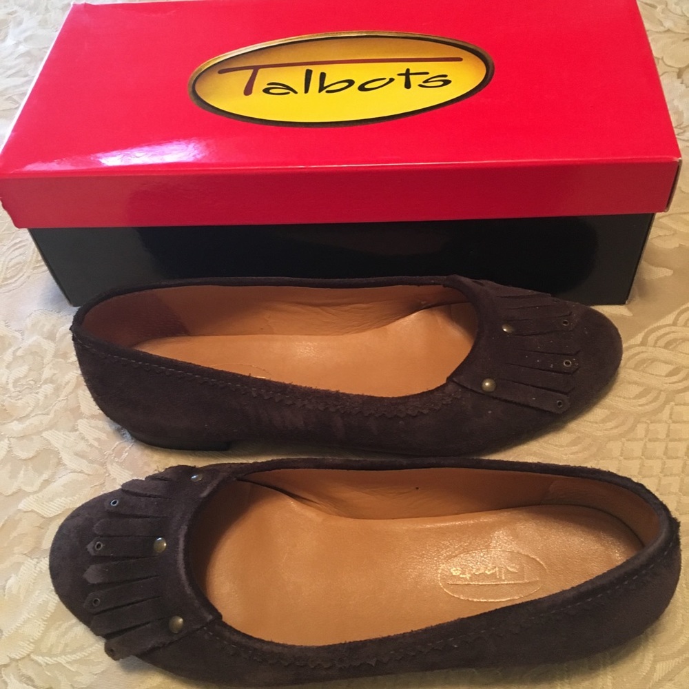 Talbot’s Suede Flats